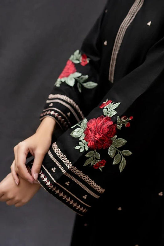 2PC Lawn Embroidered Shirt-5195