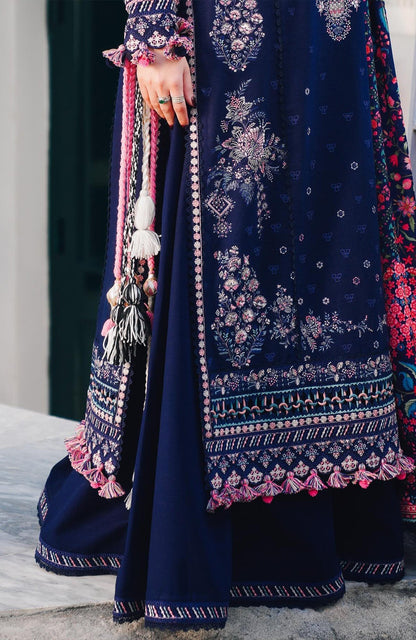 Lawn 3PC Embroidered with Digital Printed Jacquard Dupatta-5161