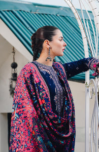 Lawn 3PC Embroidered with Digital Printed Jacquard Dupatta-5161