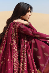 Lawn-3PC Embroidered Shirt with Digital Printed Jacquard Dupatta - 1331