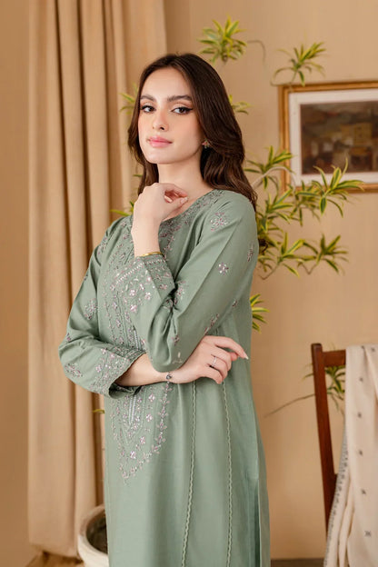 3PC Lawn Embroidered With Lawn Embroidered Dupatta-5029