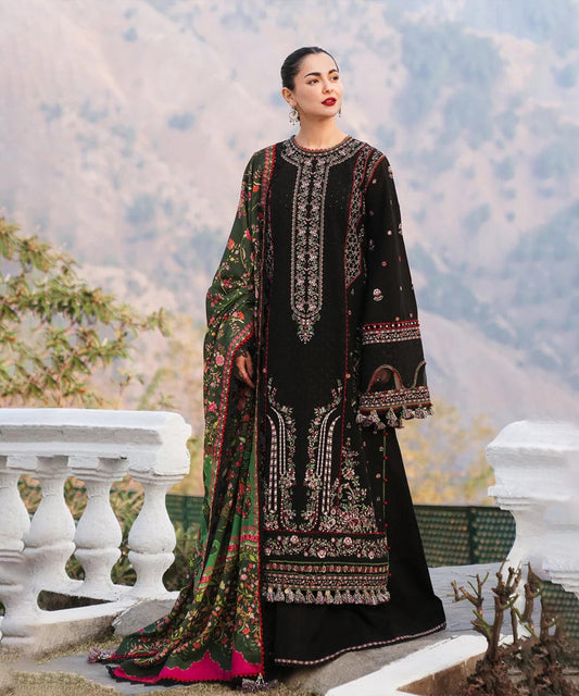 Lawn-3PC Embroidered with Digital Printed Jacquard Dupatta-5132