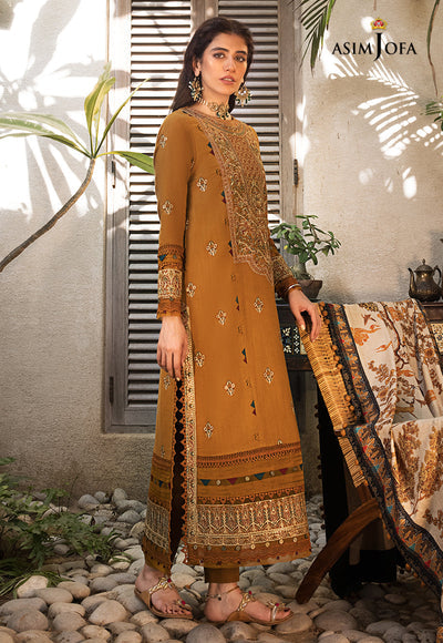 Lawn-3PC Embroidered Shirt With Digital Printed Jauqard Dupatta-5139