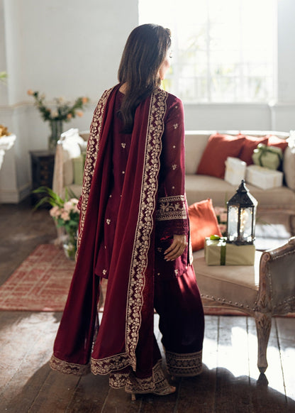 Lawn-3PC Embroidered Shirt With Embroidered Cotton Viscose Dupatta-5169