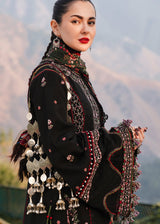 Lawn-3PC Embroidered with Digital Printed Jacquard Dupatta-5132