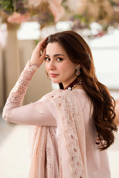 Lawn-3PC Embroidered Shirt with Organza Embroidered Dupatta-1270