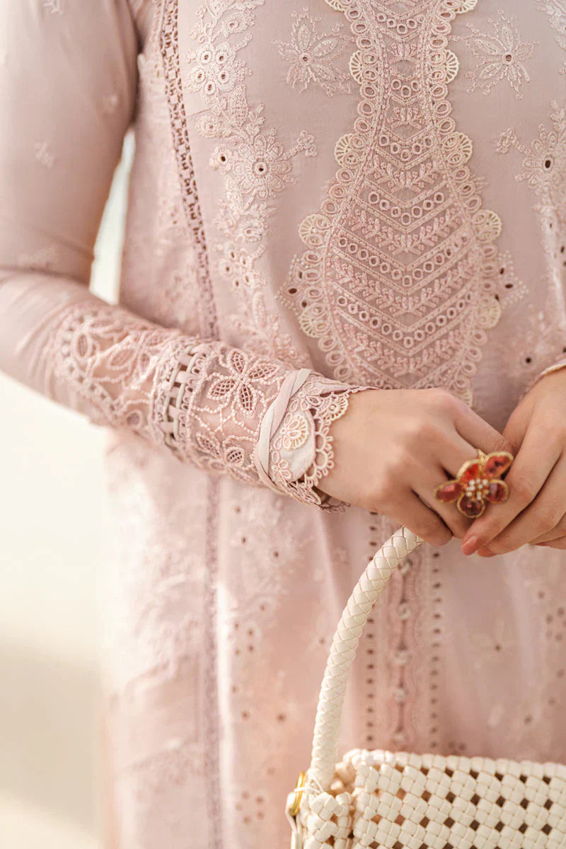 Lawn-3PC Embroidered Shirt with Organza Embroidered Dupatta-1270