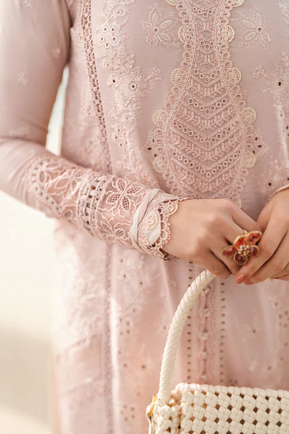 Lawn-3PC Embroidered Shirt with Organza Embroidered Dupatta-1270