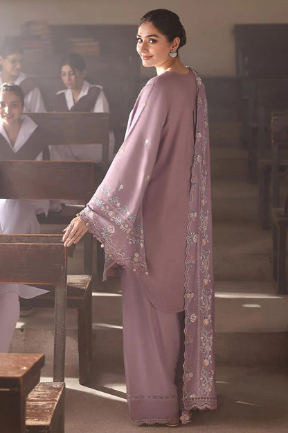 3PC Lawn Embroidered Shirt With Chiffon Embroidered Dupatta-5227