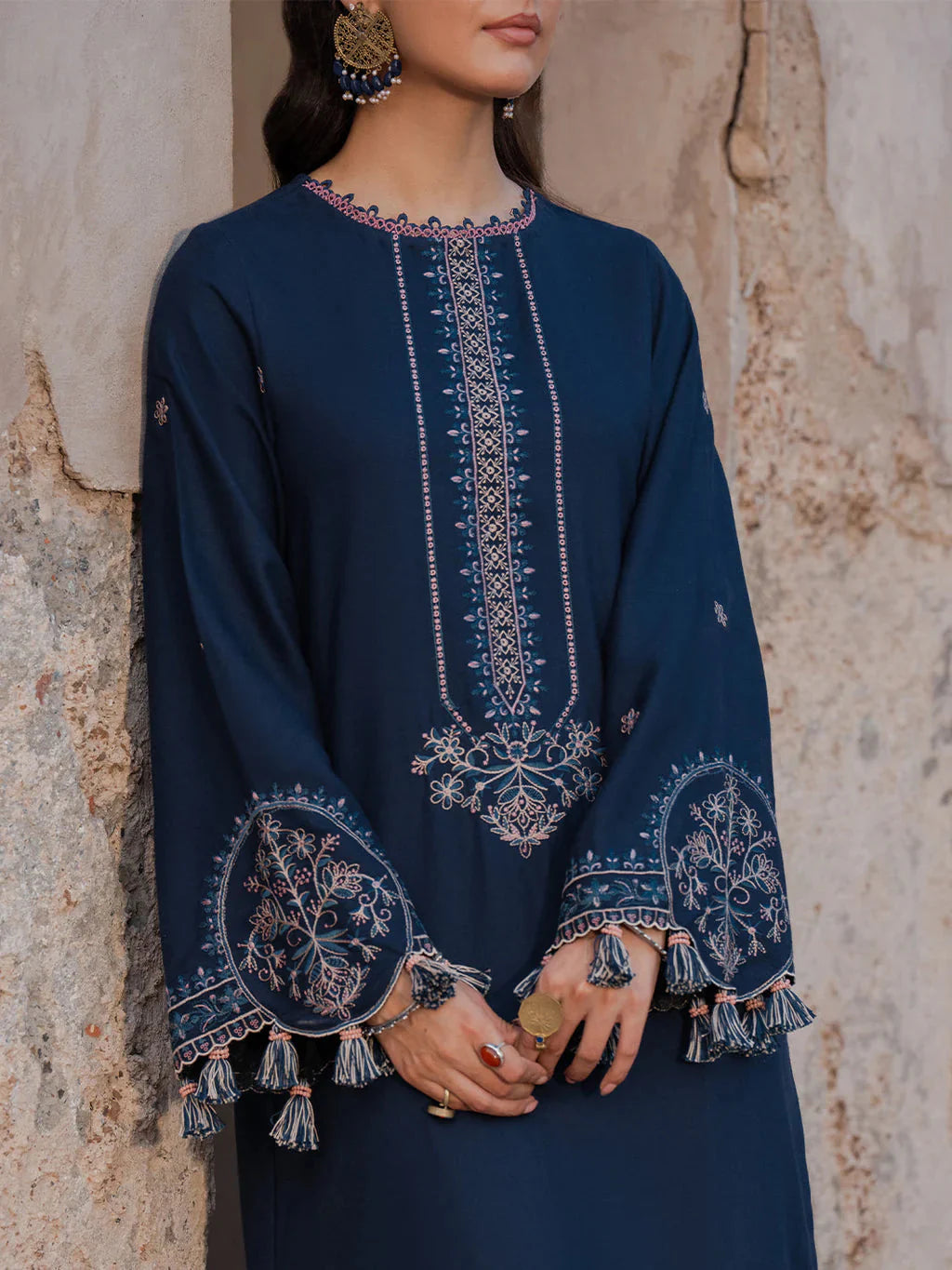 Lawn-3PC Embroidered Shirt With Digital Printed Jauqard Dupatta-5054