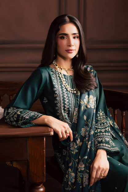 Lawn-3PC Embroidered Shirt with Digital Printed Jacquard Dupatta-5070