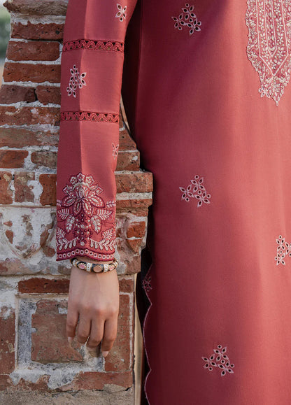 Lawn-3PC Embroidered Shirt with Digital Printed Jacquard Dupatta-5053