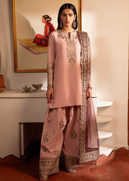 Lawn-3PC Embroidered Shirt With Khadi Net Sequins Embroidered Dupatta-5101
