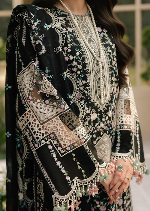 Lawn-3PC Embroidered Shirt With Khadi Net Embroidered Dupatta-5216