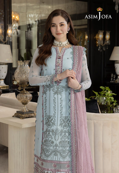 Lawn 3PC Embroidered With Chiffon Embroidered Dupatta-5156