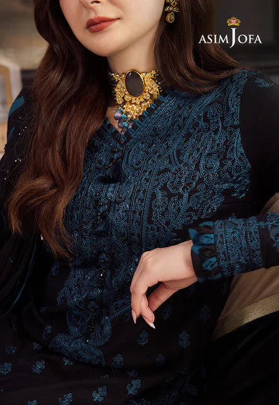 Lawn-3PC Embroidered Shirt with Organza Embroidered Dupatta-1064