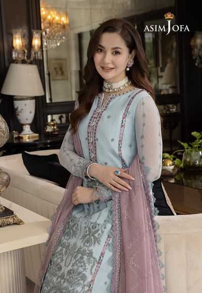 Lawn 3PC Embroidered With Chiffon Embroidered Dupatta-5156