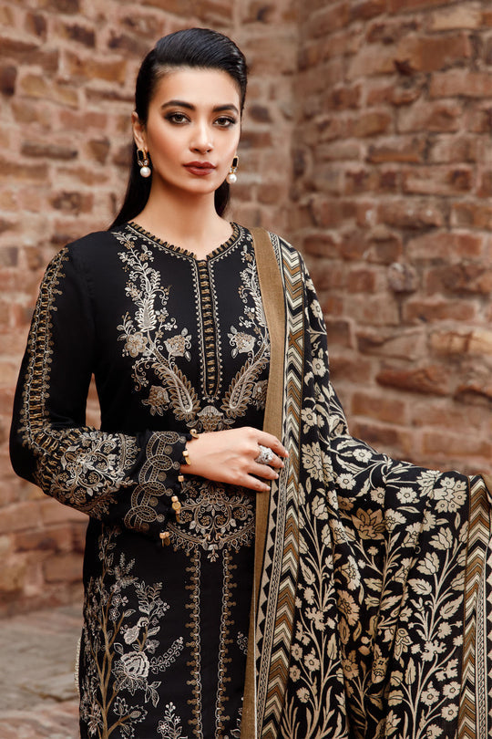 Lawn-3PC Embroidered Shirt with Digital Printed Jacquard Dupatta-1171